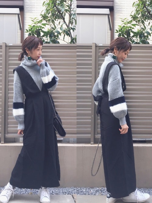 syk***さんのつなぎ/オールインワン「ウエストリボンVネックコンビネゾン(fifth|フィフス)」を使ったコーディネート