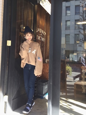 「アイテム（ピアス（両耳用））」を使った、syk***さん（レディース・158cm・30代）の冬コーディネート