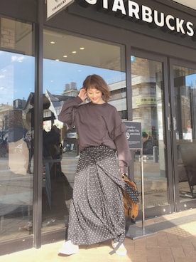「アイテム（ピアス（両耳用））」を使った、syk***さん（レディース・158cm・30代）の冬コーディネート