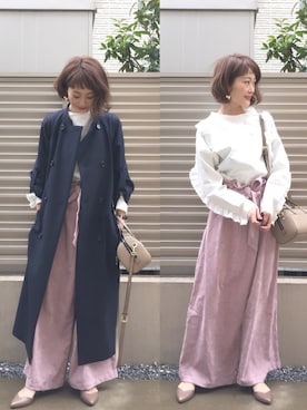 「アイテム（ピアス（両耳用））」を使った、syk***さん（レディース・158cm・30代）の冬コーディネート