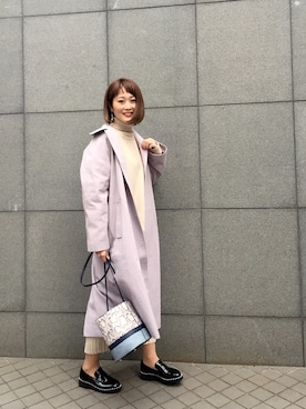 「アイテム（ピアス（両耳用））」を使った、syk***さん（レディース・158cm・30代）の冬コーディネート