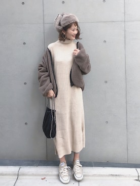 「アイテム（ブルゾン）」を使った、syk***さん（レディース・158cm・30代）の秋コーディネート