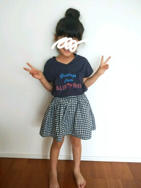 minamiさん（キッズ・100cm）の夏コーディネート