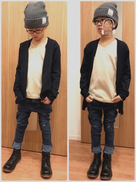 TENTENさん（キッズ・135cm）の冬コーディネート