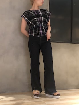 光希さん（レディース・160cm）の夏コーディネート