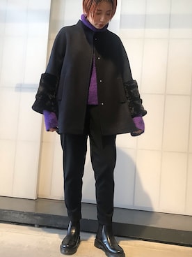 光希さん（レディース・160cm）の冬コーディネート