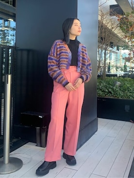 光希さん（レディース・160cm）の冬コーディネート