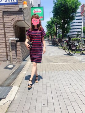 shunさん（レディース・160cm）の夏コーディネート