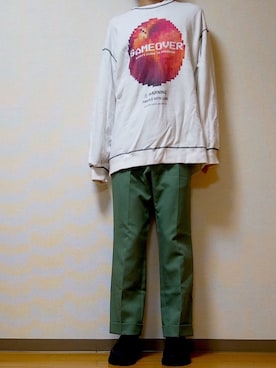「HUGO（ヒューゴ）のアイテム」を使った、setgnuさん（メンズ・174cm）の冬コーディネート