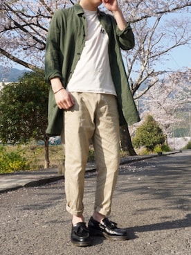 「JOURNAL STANDARD（ジャーナルスタンダード）のアイテム（アクセサリー）」を使った、HEROさん（メンズ・170cm）の春コーディネート
