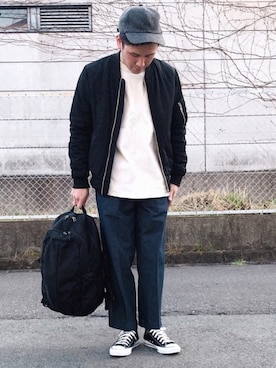 「Rohw master product（ロウマスタープロダクト）のアイテム」を使った、HEROさん（メンズ・170cm）の冬コーディネート