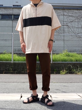 「JOURNAL STANDARD（ジャーナルスタンダード）のアイテム（アクセサリー）」を使った、HEROさん（メンズ・170cm）の春コーディネート