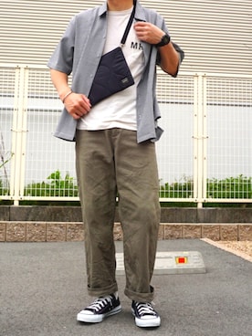 「JOURNAL STANDARD（ジャーナルスタンダード）のアイテム（アクセサリー）」を使った、HEROさん（メンズ・170cm）の春コーディネート