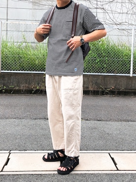 「JOURNAL STANDARD（ジャーナルスタンダード）のアイテム（アクセサリー）」を使った、HEROさん（メンズ・170cm）の夏コーディネート