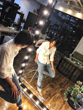 「美容師」｜「アイテム（スリッポン）」を使った、吉野 綾佑さん（メンズ・182cm）の夏コーディネート