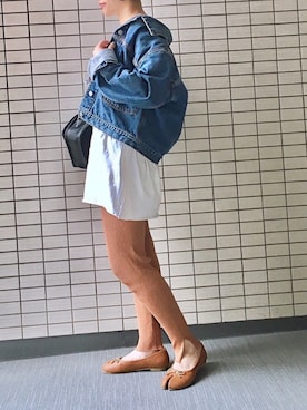 「Khaju（カージュ）のアイテム」を使った、るうさん（レディース・157cm）の秋コーディネート