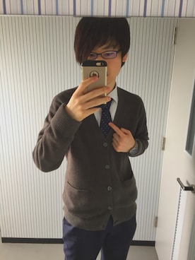 「COMME CA ISM（コムサイズム）のアイテム（フォーマルスーツ/小物）」を使った、coro助さん（メンズ・178cm）の春コーディネート