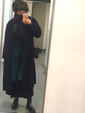 「EN ROUTE（アンルート）のアイテム」を使った、ぴょんさん（レディース・165cm）の冬コーディネート