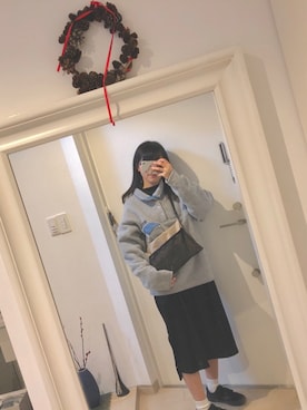 はんみさん（レディース・156cm）の冬コーディネート