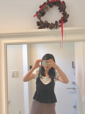 「w closet」｜「アイテム（アンサンブル）」を使った、みたんさん（レディース・157cm）の夏コーディネート