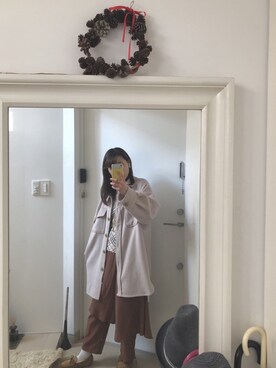 はんみさん（レディース・157cm）の冬コーディネート