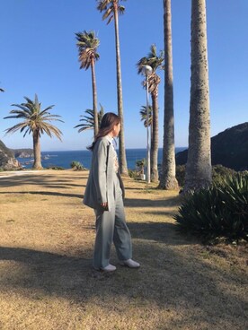 「Paul Stuart（ポールスチュアート）のアイテム（パンツ）」を使った、はんみさん（レディース・157cm）の春コーディネート