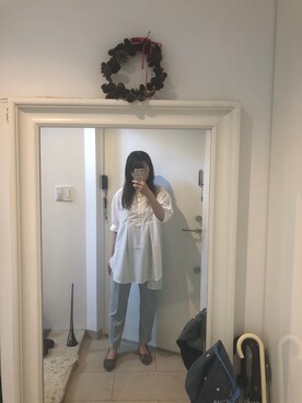 「w closet」｜「アイテム（スリッポン）」を使った、みたんさん（レディース・157cm）の夏コーディネート