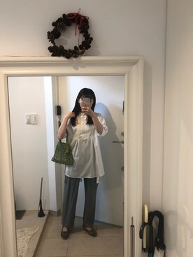 「w closet」｜「アイテム（スリッポン）」を使った、みたんさん（レディース・157cm）の夏コーディネート