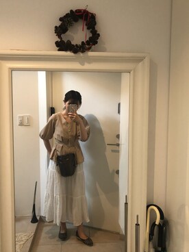 「w closet」｜「アイテム（スリッポン）」を使った、みたんさん（レディース・157cm）の夏コーディネート