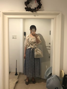 「w closet」｜「アイテム（スリッポン）」を使った、みたんさん（レディース・157cm）の夏コーディネート