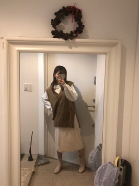 はんみさん（レディース・157cm）の秋コーディネート