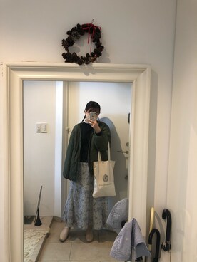 「w closet」｜「アイテム（ブルゾン）」を使った、みたんさん（レディース・157cm）の秋コーディネート