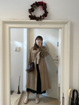 はんみさん（レディース・157cm）の冬コーディネート