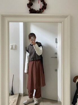 はんみさん（レディース・157cm）の冬コーディネート