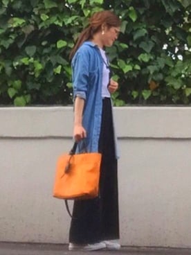 「アイテム（イヤリング）」を使った、moimoiさん（レディース・160cm・20代）の春コーディネート