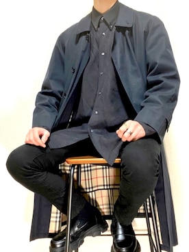 「ARROW（アロー）のアイテム」を使った、r_auruさん（メンズ・173cm）の冬コーディネート