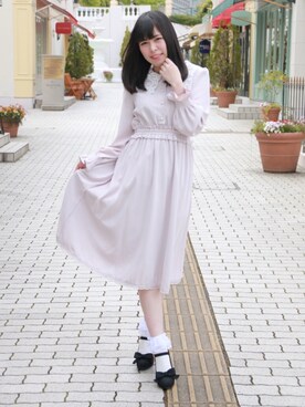 ワンピース ドレス ピンク系 を使った 量産型女子 の人気ファッションコーディネート Wear