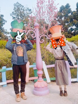 「nice claup」｜「アイテム（アクセサリー）」を使った、Aarico✨さん（レディース・155cm）の春コーディネート