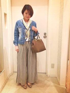 「INTERPLANET（インタープラネット）のアイテム」を使った、あいさん（レディース・162cm）の冬コーディネート