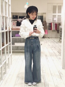 わたなべちひろさん（レディース・157cm）の冬コーディネート