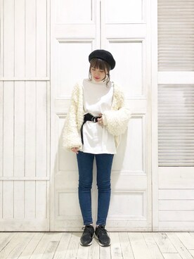わたなべちひろさん(レディース・157cm)の冬コーディネート