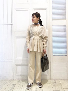 わたなべちひろさん（レディース・157cm）の春コーディネート