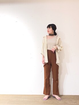 わたなべちひろさん（レディース・157cm）の春コーディネート