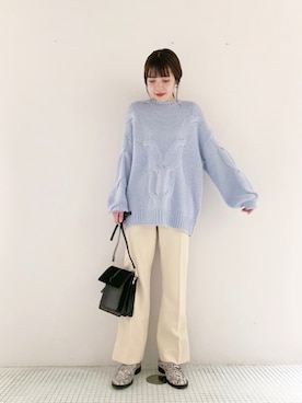 わたなべちひろさん（レディース・157cm）の秋コーディネート