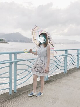 「Dr.Kongのアイテム」を使った、CIRCLE さん（レディース・160cm）の春コーディネート