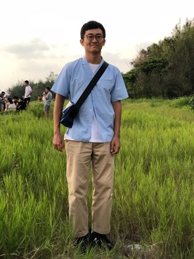 「Outstanding & Co」｜EvanChenさん（メンズ・172cm）の秋コーディネート