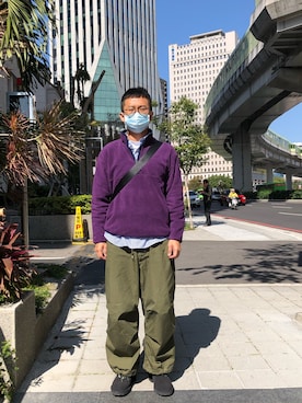 「pullover」｜EvanChenさん（メンズ・172cm）の冬コーディネート