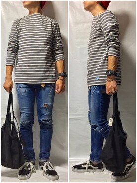 「orcival」｜「アイテム（ニットキャップ/ビーニー）」を使った、KADOさん（メンズ・163cm）の秋コーディネート