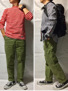 「HAVERSACK」｜KADOさん（メンズ・163cm）の秋コーディネート