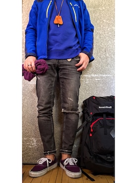 「ZARA MAN」｜「アイテム（マウンテンパーカー）」を使った、KADOさん（メンズ・163cm）の春コーディネート